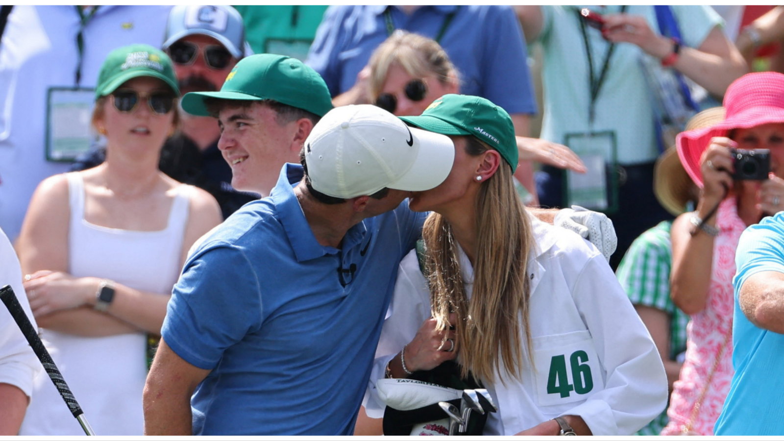Pictures: Rory McIlroy packs on PDA with Erica Stoll at Masters Par 3 Contest